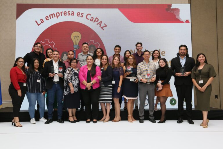 Empresas y organizaciones aliadas de CaPAZ son reconocidas a nivel regional